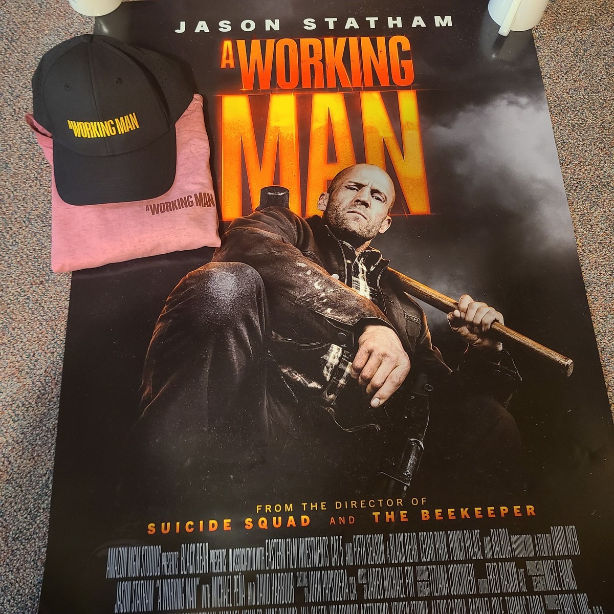 A Working Man 2025 Jason Statham David Ayer Promo Collection