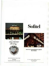 Sofitel Hotel Lyon France Brochure 1980's French and English