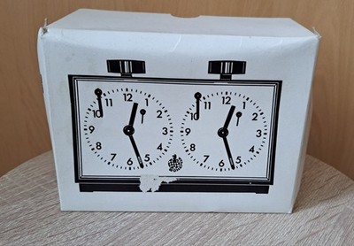 Vintage Bohemia Mechanical Chess Clock | West Germany | Twin Analog | Working |