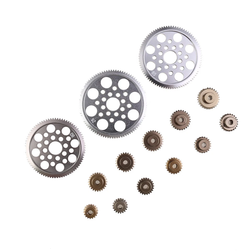 14Pcs Motor Gear Alloy Pinion Cogs For Sakura CS S XIS D4 RC Model 1/10 RC Car D - Image 2 of 4