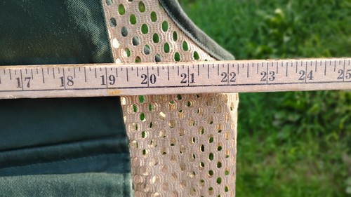 Vintage 10x Shooting Vest Men Green Mesh Adjustable Waist Duck Hunting USA - Picture 11 of 24