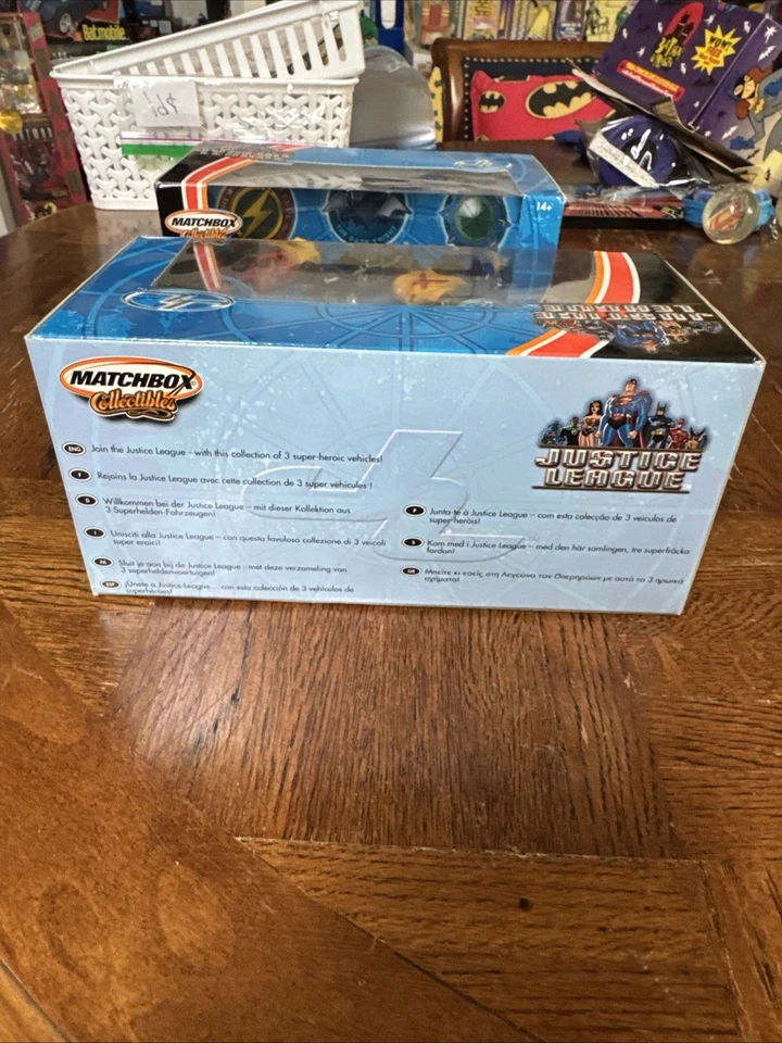 Justice League Matchbox Collectibles Sets, DC WB Batman, Wonder Woman Superman - Image 3 of 4