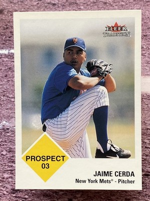 2003 Fleer Tradition Jaime Cerda #434 New York Mets