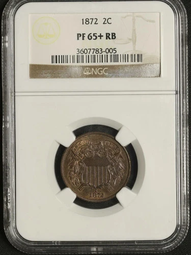 1872-P Two Cent Piece — photo from another recent sale
