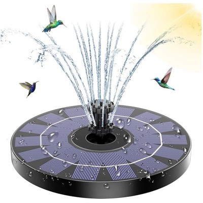 Solarbrunnen Wasserpumpe Teichpumpe Fontäne Vogelbad Garten