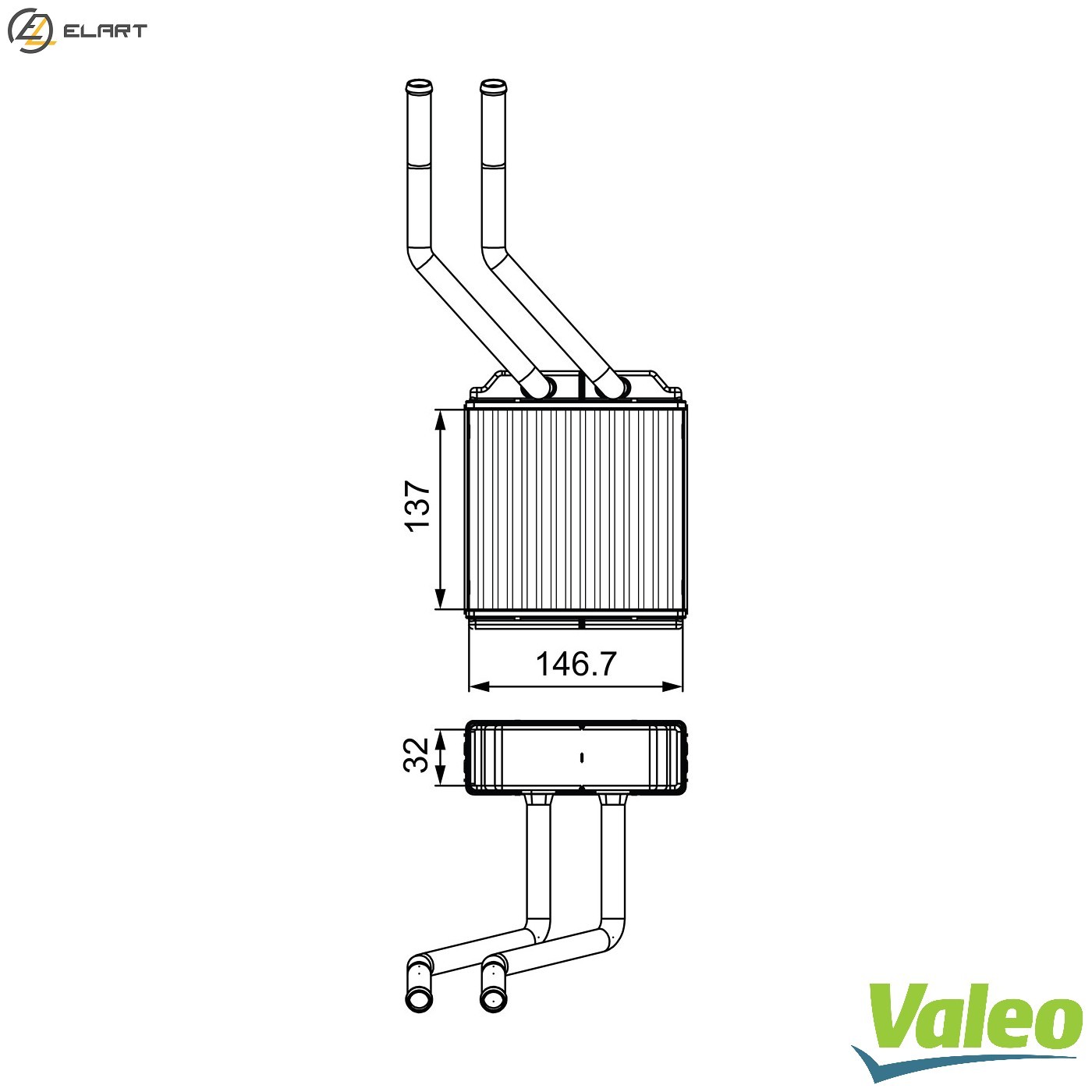 HEAT EXCHANGER INTERIOR HEATING 811520 FOR FORD AUSTRALIA TRANSIT/Van/Bus 2.4L