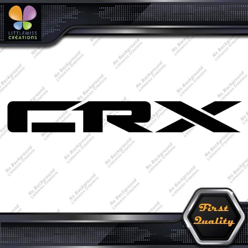 Compatible Honda CRX Modern Cars JDM Tuning Racing Logo Vinyl Decals Stickers Foto 2 de 4