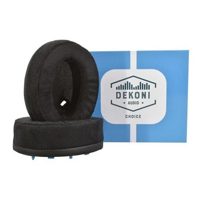 Dekoni Choice Wildleder Kopfhörerpolster für Sony WH1000XM4 (EPZ-XM4-CHS-D) (schwarz)
