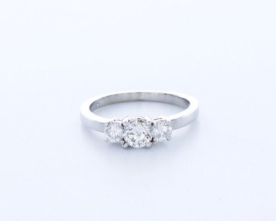 1.4CT Lab-Created Diamond E/VS2 Round Cut 14K Gold Prong Classic Engagement Ring