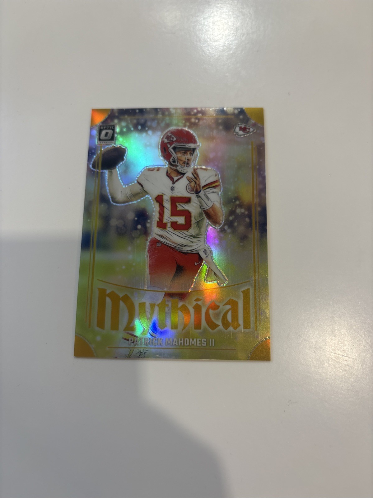 2023 Donruss Optic Patrick Mahomes Mythical Gold/10 SSP Case Hit