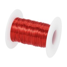 0.5mm Magnet Wire 187ft 57m Enameled Copper Wire Magnet Winding 100g 155C Red