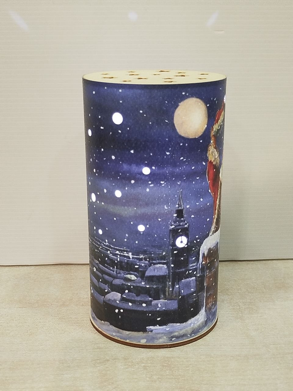 Estego Lampada Babbo Natale Proietta Luce 17 cm Diametro 9, foto 5