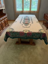 Christmas rectangle Tablecloth 114" long x 60" wide