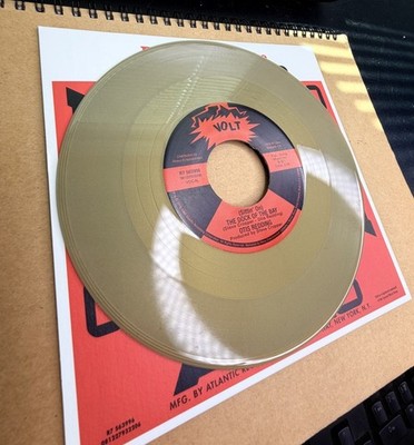 OTIS REDDING SITTIN' ON THE DOCK OF THE BAY' / SWEET LORENE GOLD 7'' Limited 50th