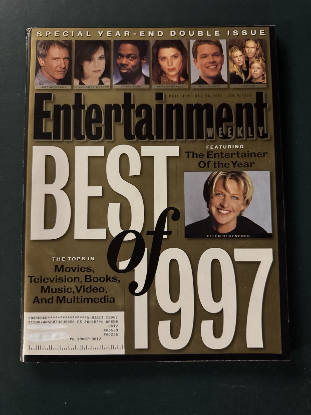 Entertainment Weekly 411/412 Best Of 1997 Ellen DeGeneres