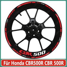 CBR500R Cerchi 17 Pollici Impermeabile Riflettente Decalcomania per Honda CBR500R CBR 500R