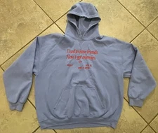 Posty Co Post Malone 2019 Used To Have Friends Now I Have Enemies Hoodie XL Blue