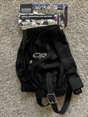 Outdoor Research Rocky Mountain Low Gaiters Small Medium Black New