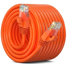 Cat 6 Ethernet Cable 150 Ft UTP Network LAN Internet Patch Cord Orange