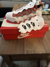 Nike Air More Money Habanero Red White Grey Size 8 Sneakers Shoes BV2520-100