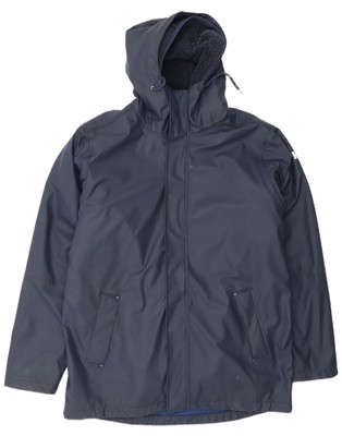 HELLY HANSEN Mens Regular Hooded Windbreaker Jacket UK 40 Large Navy Blue DI02