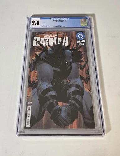 🔥 Absolute Batman #4 CGC 9.8 Graded Cover A 1st First Printing Scott Snyder 🔥