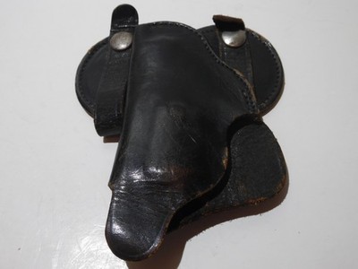 Vintage Rosco Germany #54 Leather Holster Black