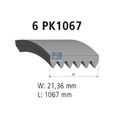 Keilrippenriemen für Peugeot 207-207+ WA 208 1 CA 3008 2 MC 301 306 7A | 262134