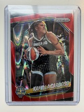 2025 Panini Prizm WNBA Kamilla Cardosa Red Seismic /249