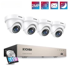 8CH 1080P CCTV Home Security Camera System with AI Human Vehicle Detection 5MP