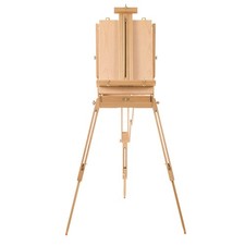 Uimoso Portable Foldable French Easel with Adjustable Legs and Sketchbox Stand