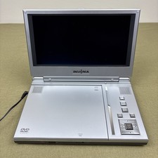 Insignia IS-PD040922 Portable DVD Player 9" LCD Tested Works Plugged-In Only