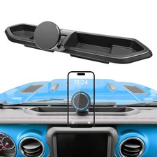 Magnetic Dash Phone Mount for 2018-2023 Jeep Wrangler JL JLU Gladiator JT -