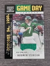 2000 Playoff Momentum Game Day Jerseys Boomer Esiason Gds12 Jersey Jets 75 2000 Playoff Momentum Game Day Jerseys Boomer Esiason Gds12 Jersey Jets 75