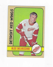 1972-73 TOPPS ALEX DELVECCHIO #141 DETROIT RED WINGS