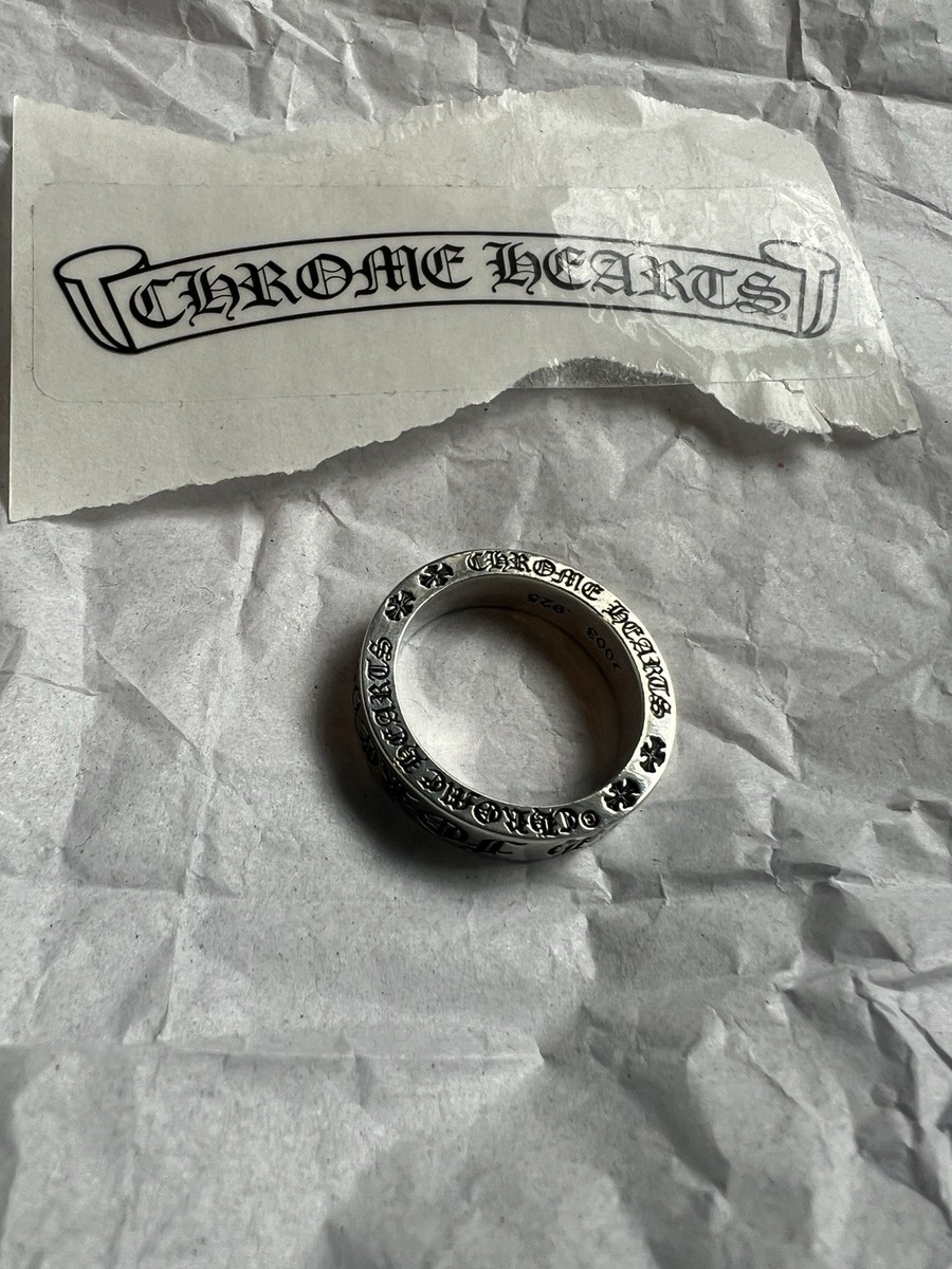 アクセサリー CHROME HEARTS SPACER 6MM Chrome Hearts Spacer Ring 6mm Forever Ring 6mm Size 11.5 | eBay