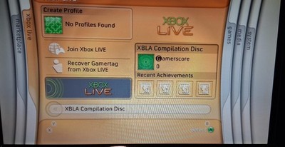Xbox 360 Console Falcon Blades Dashboard 2.0.6690 Rare Genuine