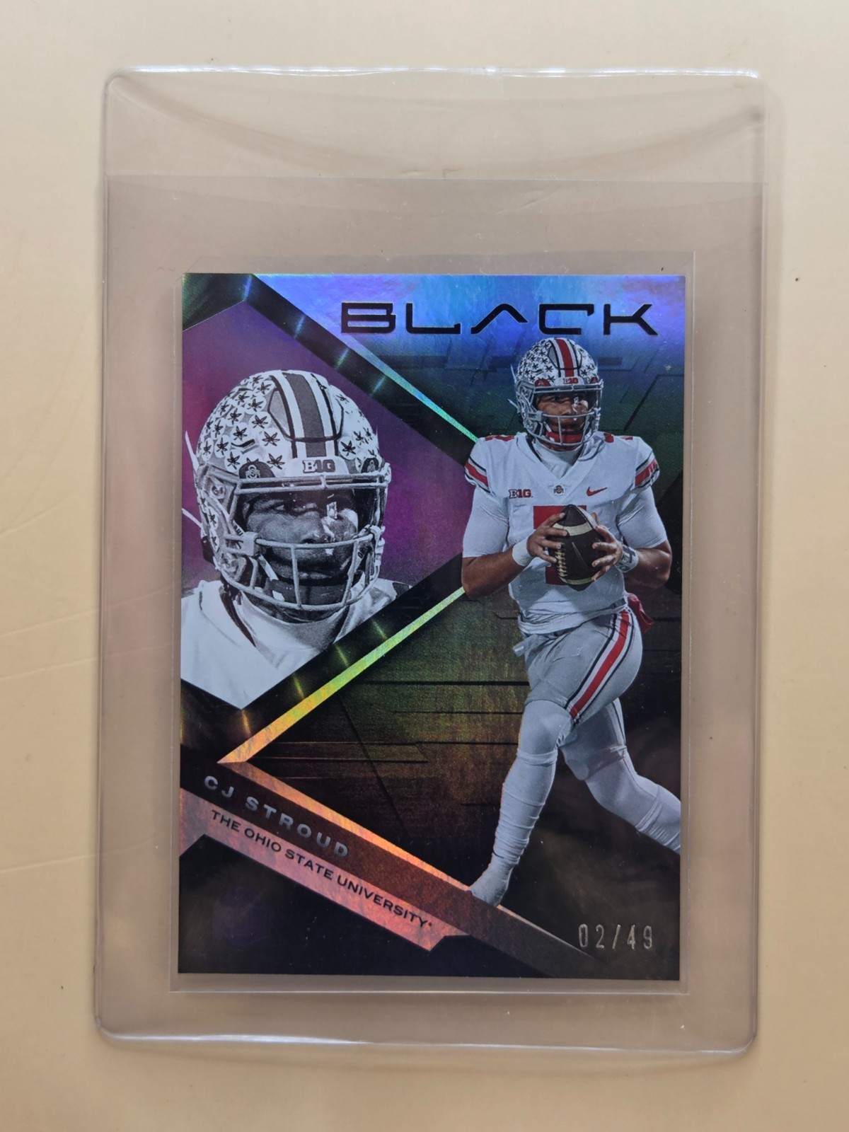 CJ Stroud Panini Chronicles Draft Picks Black #2 Purple