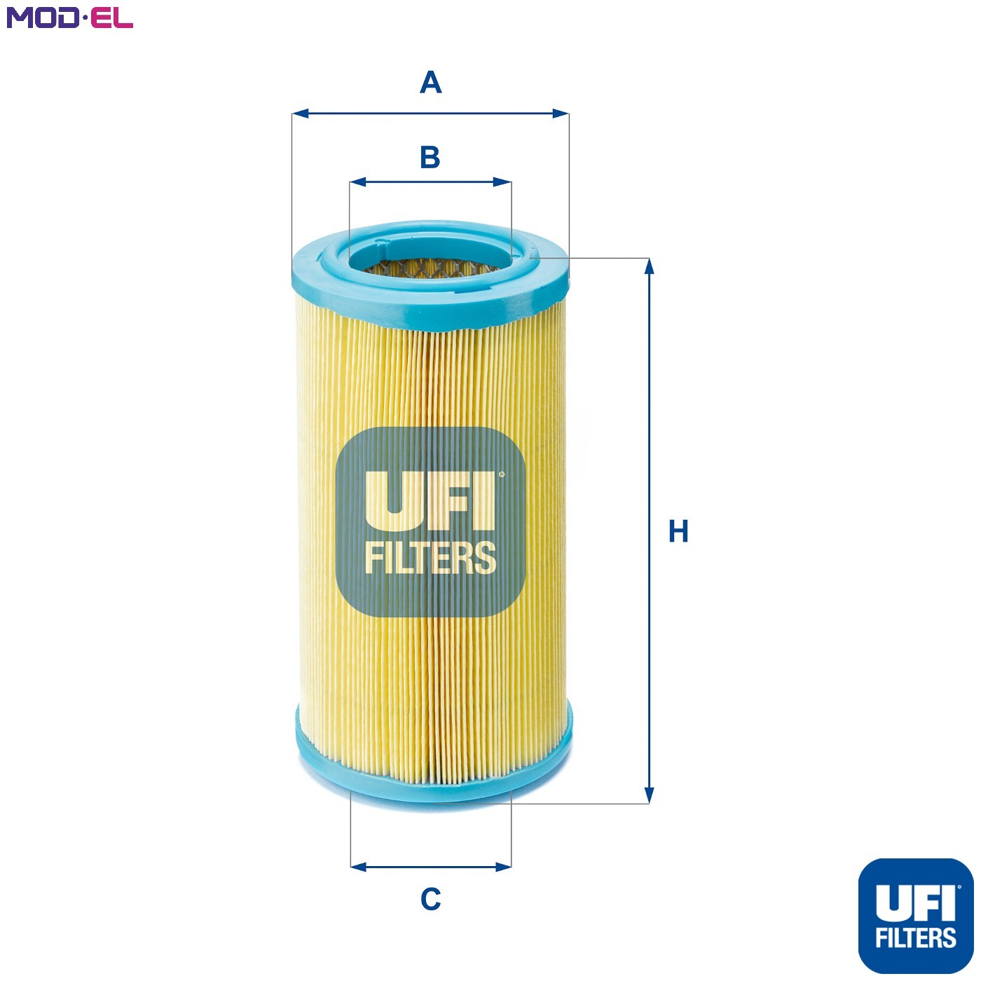 Air filter Filter Insert 27.403.00 UFI for CITROËN PEUGEOT - Image 3