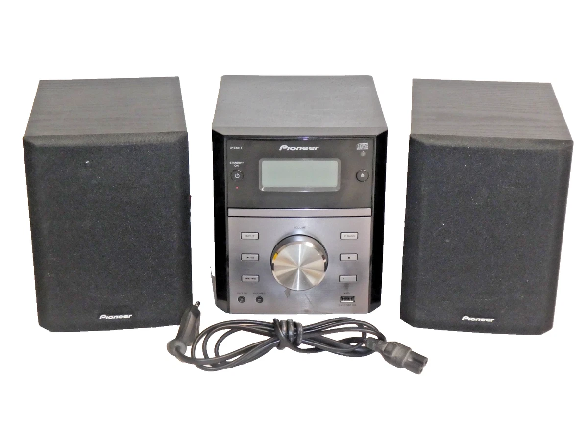 Pioneer X-EM11 Kompakt Anlage m. Tuner / CD / MP3-USB, 2 Jahre Garantie