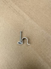 HellermannTyton 11mm Fireproof Cable Clips White Metal 18th Edition Box of 2000