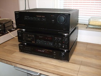 Sony TA-F690ES, TC-K600ES, ST-S570ES en RM-S703.