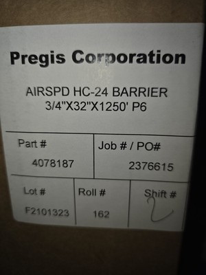 Pregis AirSpeed HC-24 Barrier Film 3/4'' x 32'' x 1250' P6 | 4078187