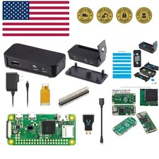 Raspberry Pi Zero W Basic Starter Kit Black C...