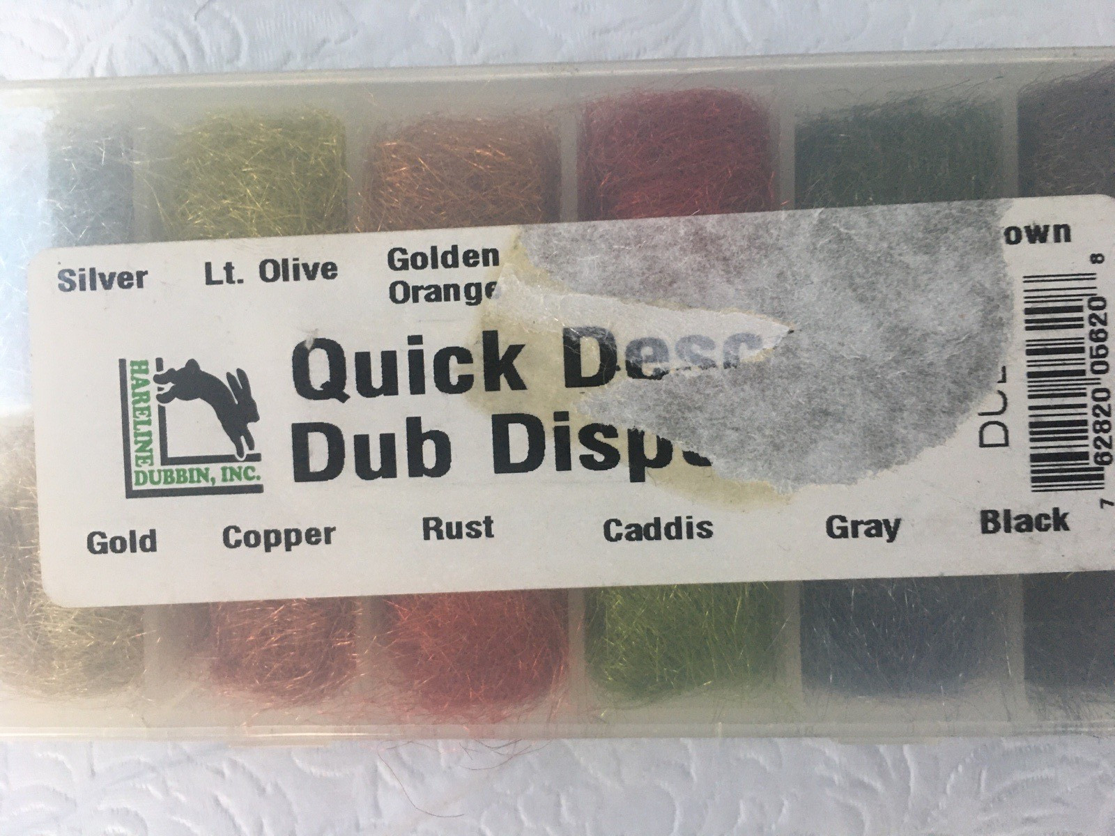 Fly Tying Sparkle Dubbing Hareline Dubbin Quick Descent Multicolor Dispenser