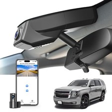Front 4K  Rear 1080P Dash Cam Custom fit for Chevy Suburban/Tahoe 2015 2016 ...