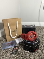 Casio G-Shock GA-110AC-4A Red Analog Digital Watch | Brand New