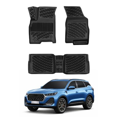 Passgenaue Fußmatten für 2023-2025 Chery Tiggo 7 Pro Max, TPE 3D Allwetter