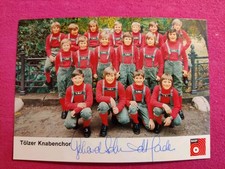 Tölzer Knabenchor Autogrammkarte org aus dem...