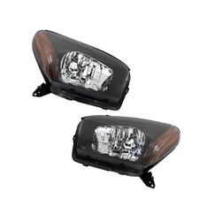 Headlight Assembly for RAV4 2001-2003 Black Set Driver Passenger Side 8115042220